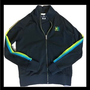 Psycho Bunny XXS navy cardigan zipper sweater long sleeve XXS